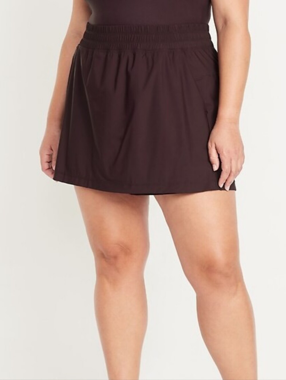 Old Navy Sleektech Dark Purple Skort With Pockets, Size XL